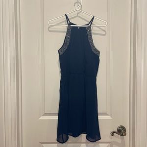 navy blue dress